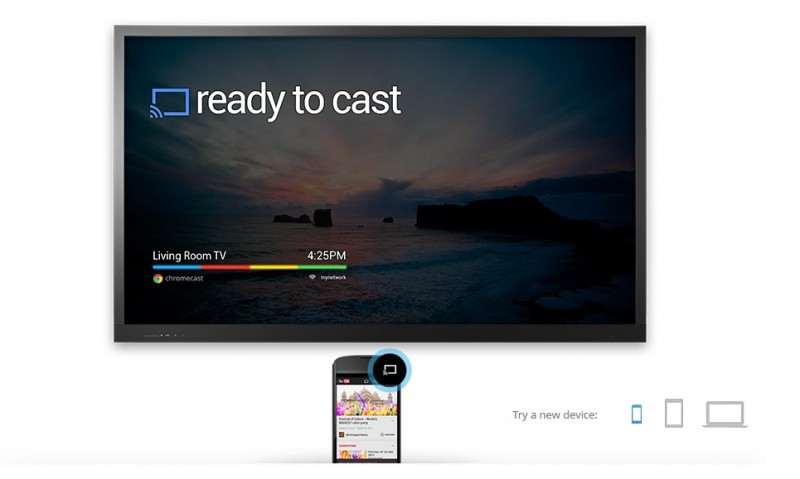 Google Chromecast - Ready to Cast - Juillet 2010