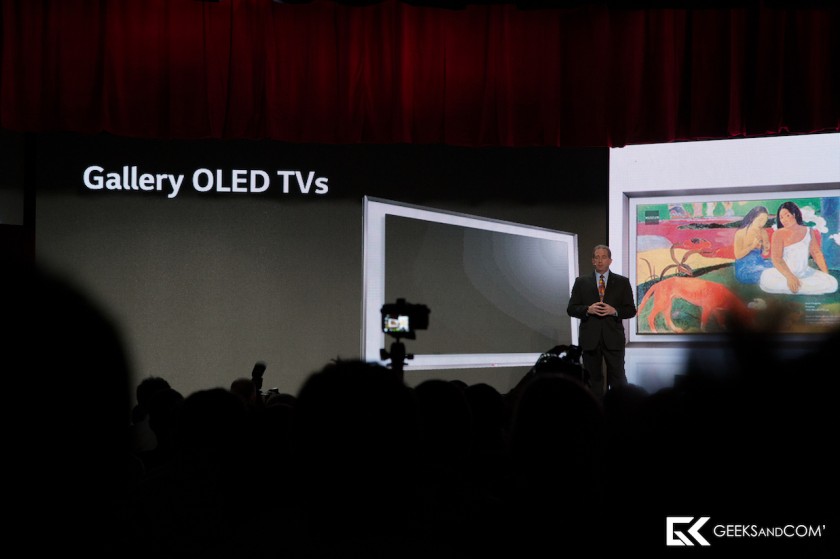 LG Gallery TV OLED - CES 2014 - Geeks and Com