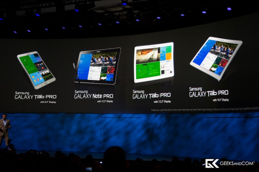 Samsung Galaxy Pro - CES 2014 - Geeks and Com