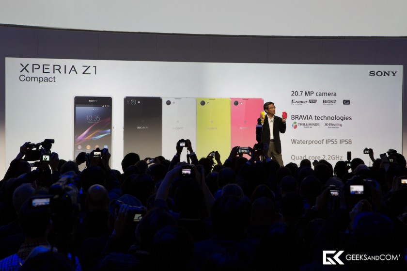 Sony Xperia Z1 Compact - Couleurs - CES 2014 - Geeks and Com