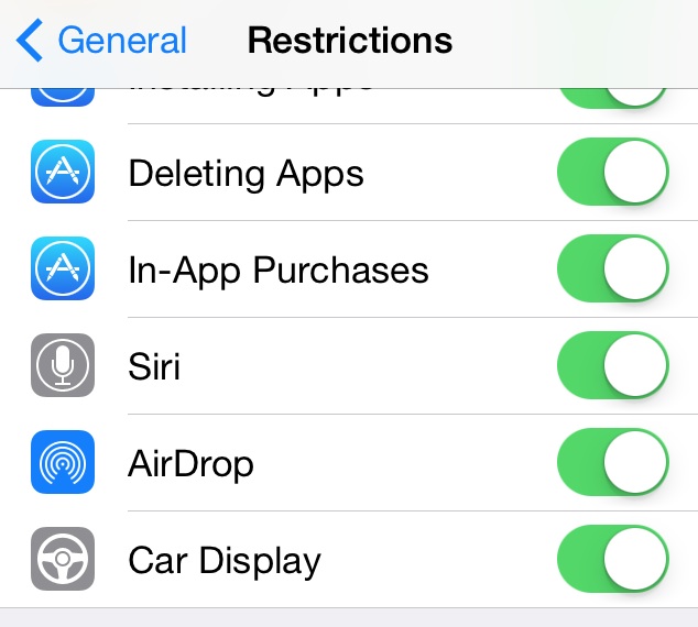 iOS 7-1 - Car Display