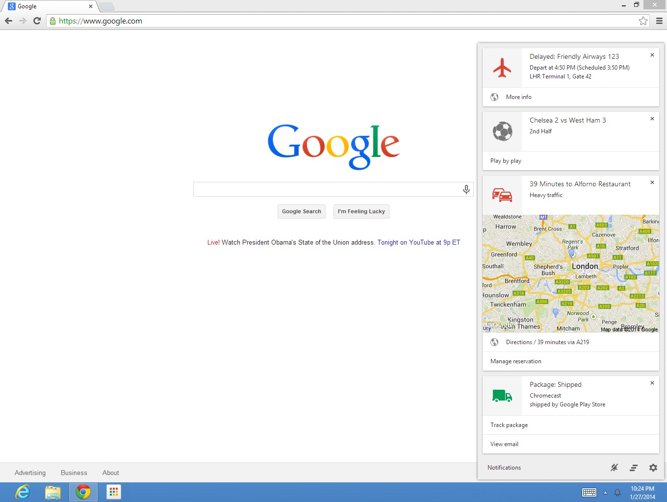 Google Now - Chrome Beta - Windows - Mac OS - Chrome OS