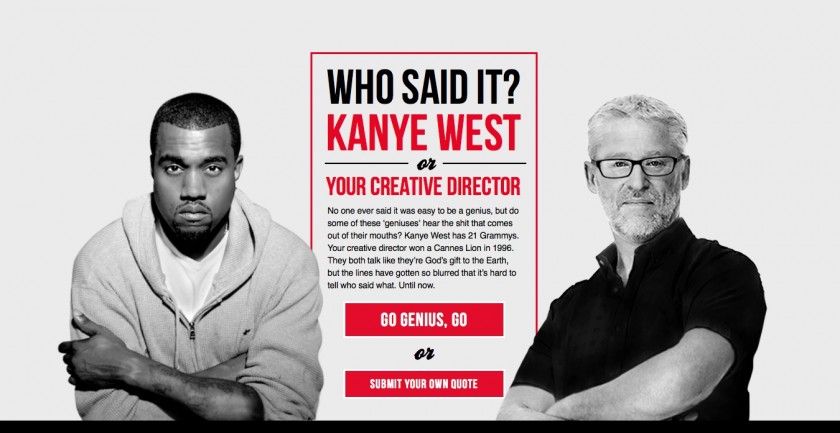 Kanye West or Creative Director - Directeur creation - Fevrier 2014