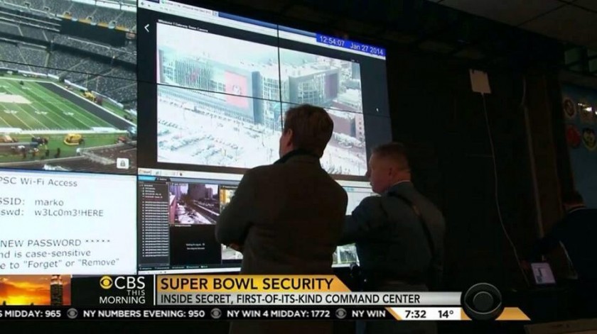 Superbowl 2014 - Wifi Centre de commande