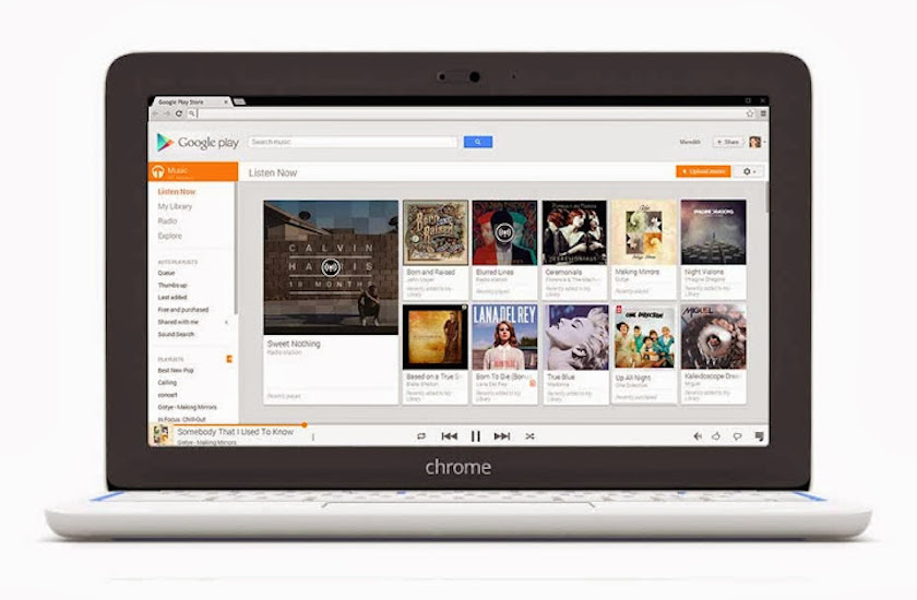 Chromebook Google Play Music All Access