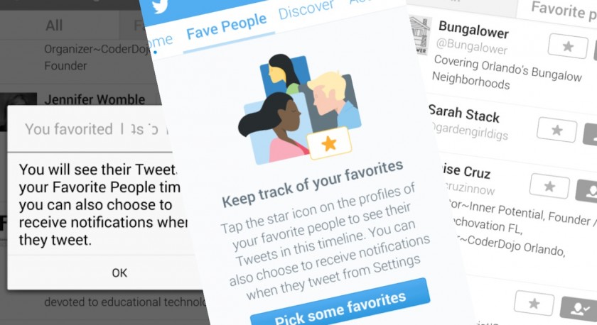 Fave People - Test Twitter