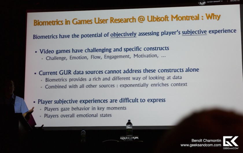 Pierre Chalfoun - Ubisoft Montreal - Biometrie Jeux Video 1 MIGS 2013
