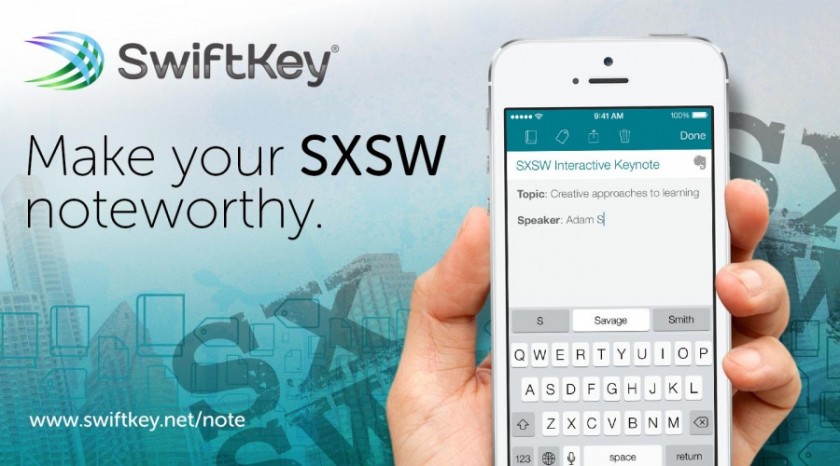 Swiftkey Note - SXSW - Mars 2014