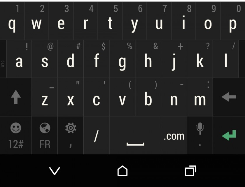 Clavier Test HTC One M8 Geeks and Com