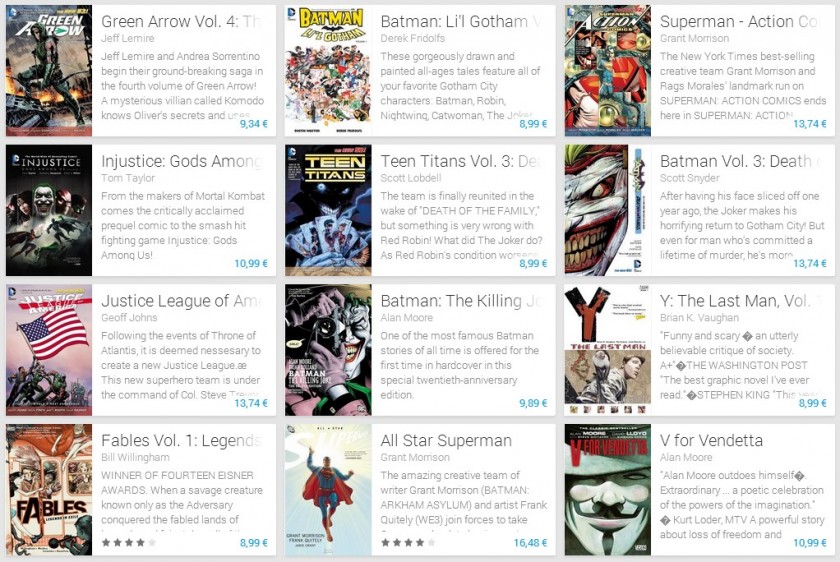 DC Comics - Google Play Store 2