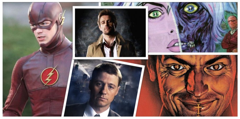 DC Comics Vertigo - The Flash - Gotham - Constantine - iZombie - Preacher