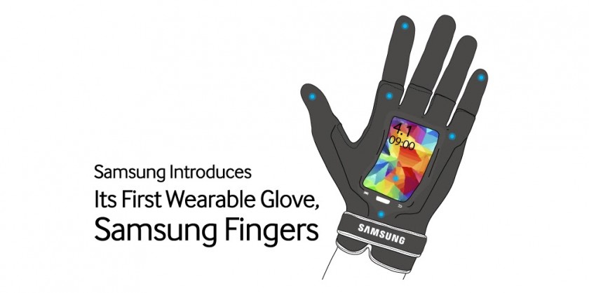Samsung Fingers - gant connecte ecran flexible