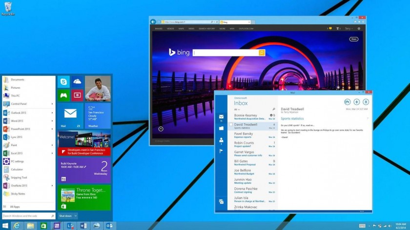 Windows 8-1 Menu Demarrer - Applications Modern UI fenetrees