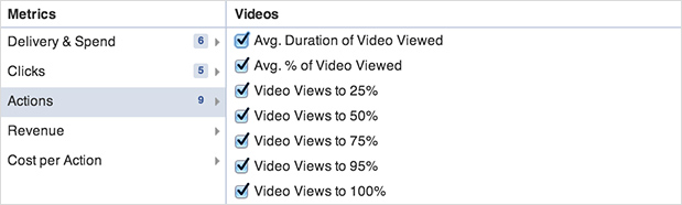 Page Insights View - Nouvelles statistiques videos Facebook