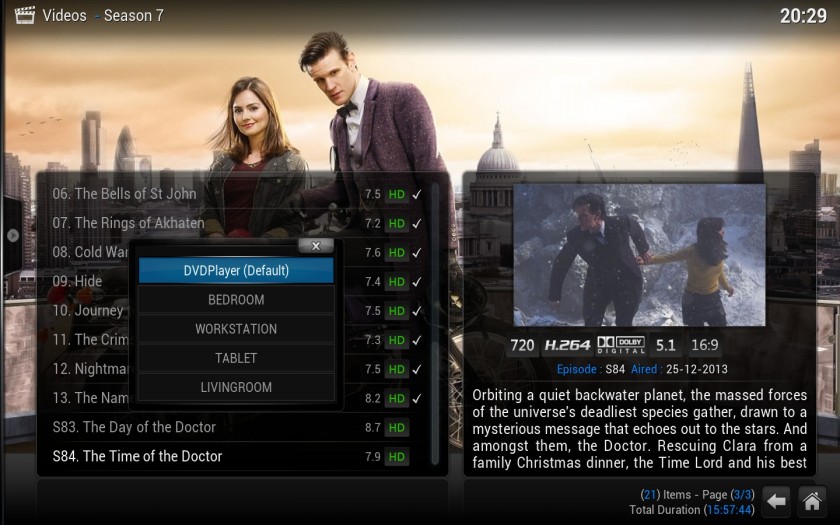 XBMC 13 Gotham - upnp play using