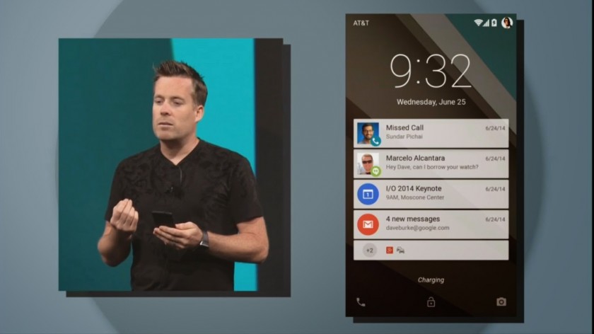 Android L Systeme de Notifications Google IO 2014
