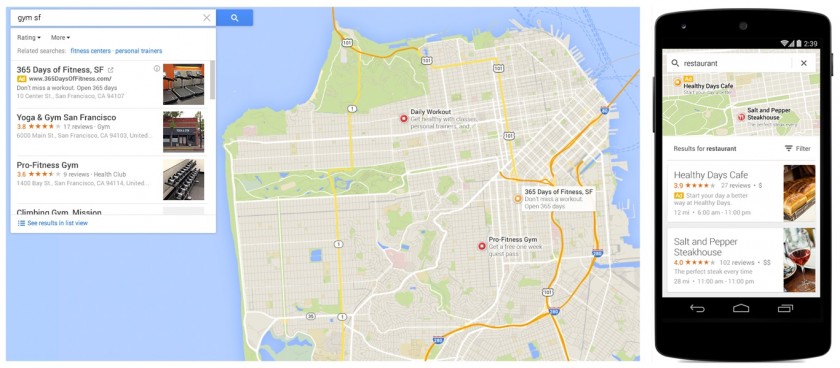 Google Maps - Publicite