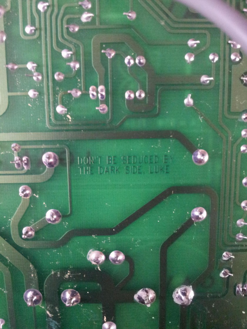 Star Wars - Hidden message circuit board - Trace Elliot