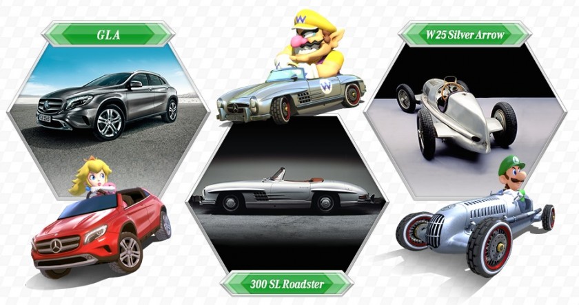 DLC Mercedes - Mario Kart 8 - Nintendo Wii U
