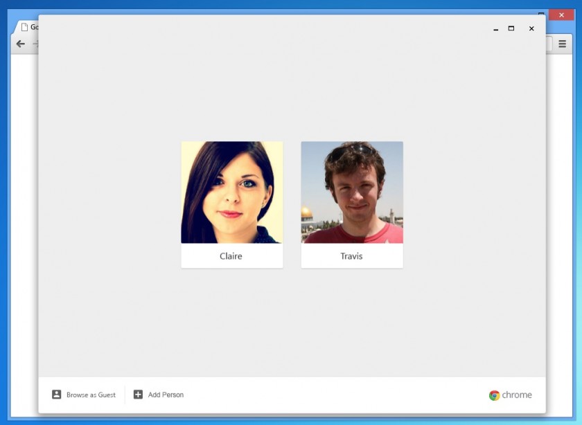 Guest Mode - Chrome Beta 38