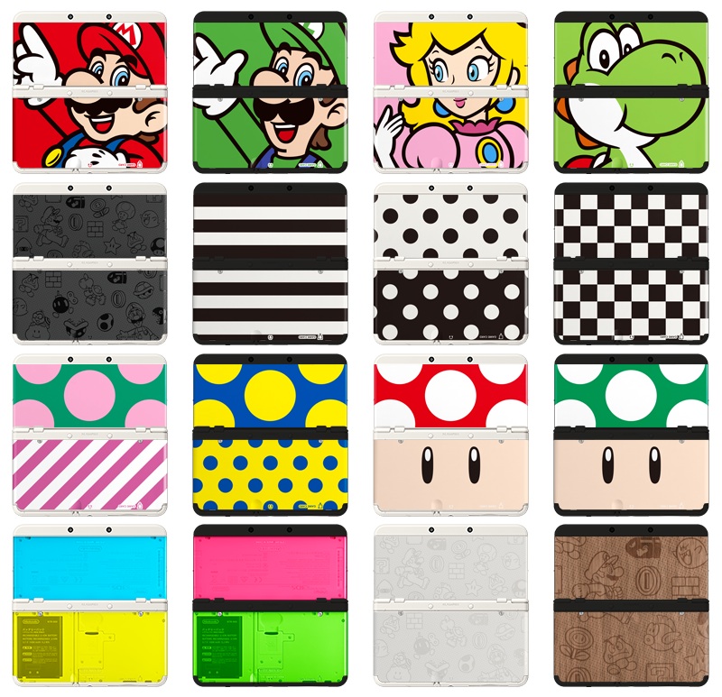 Nintendo 3DS - Coques interchangeables