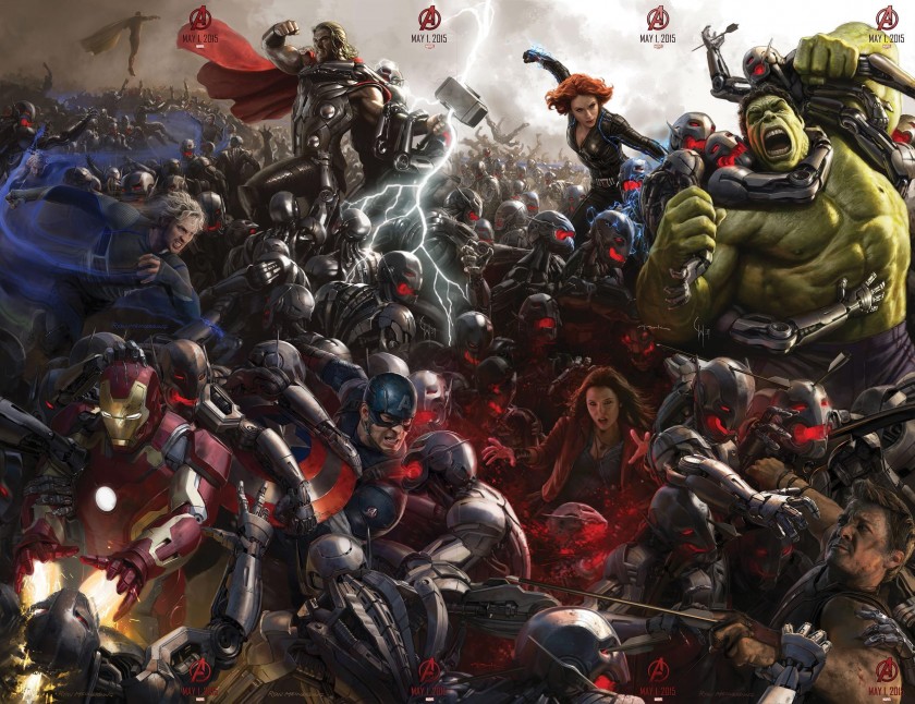 The Avengers Age Of Ultron - Affiche Complete - San Diego Comiccon