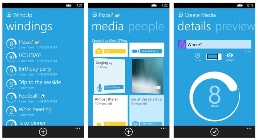 WindUp - Microsoft Research - Messagerie Ephemere