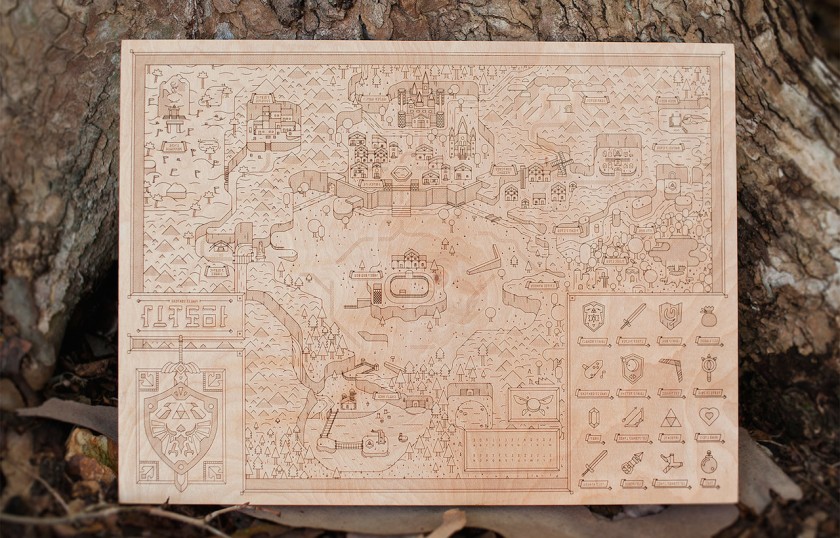 Woodlands -  Hyrule -The Legend of Zelda Ocarina of Time - Alex Griendling 1