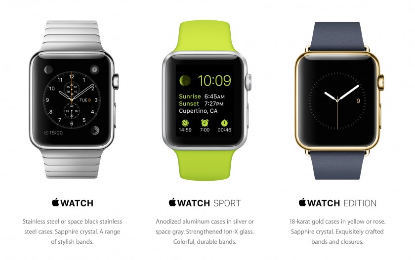 Apple Watch - Watch Sport - Watch Edition