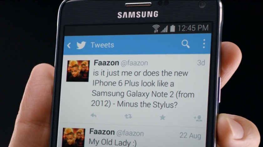 Publicite Samsung - Apple iPhone 6