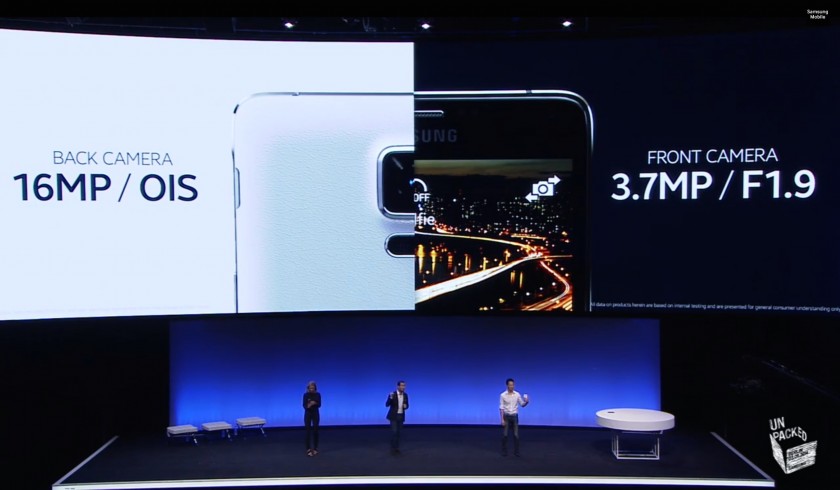 Samsung Galaxy Note 4 - Appareils photo