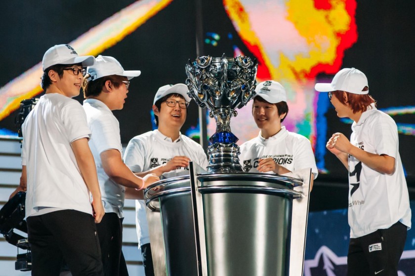 League Of Legends Mondial 2014 Samsung White Winners
