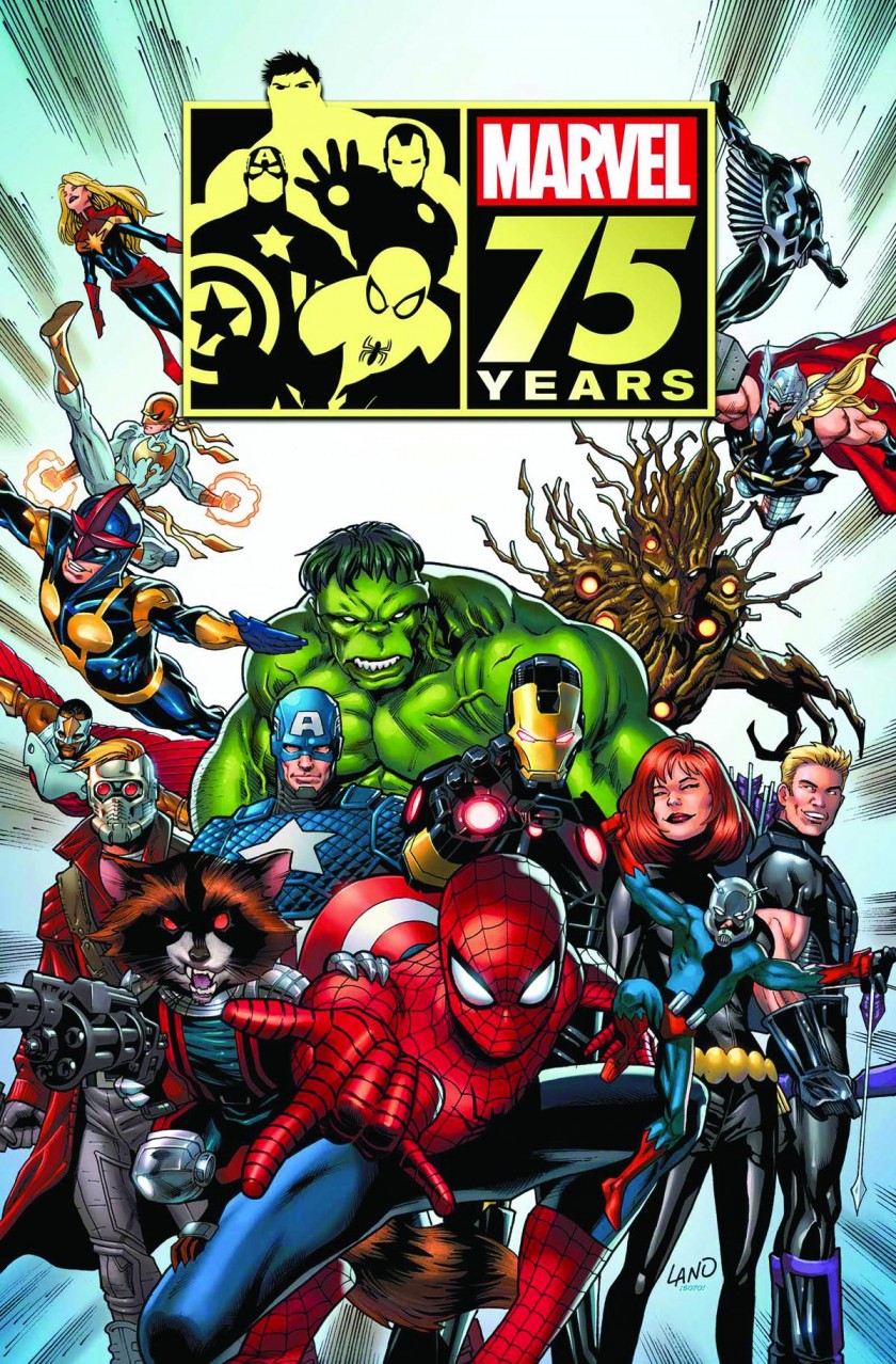 Marvel 75th Anniversary Magazine Cover