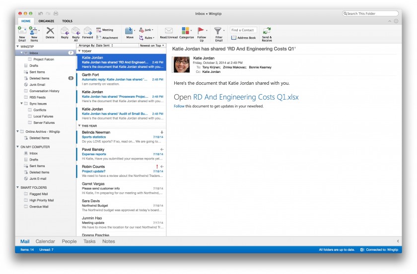 Outlook Mac - Office 365