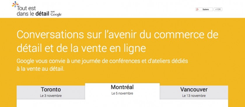 Tout est dans le detail 2014 - Google Canada - Conseil canadien du commerce de detail
