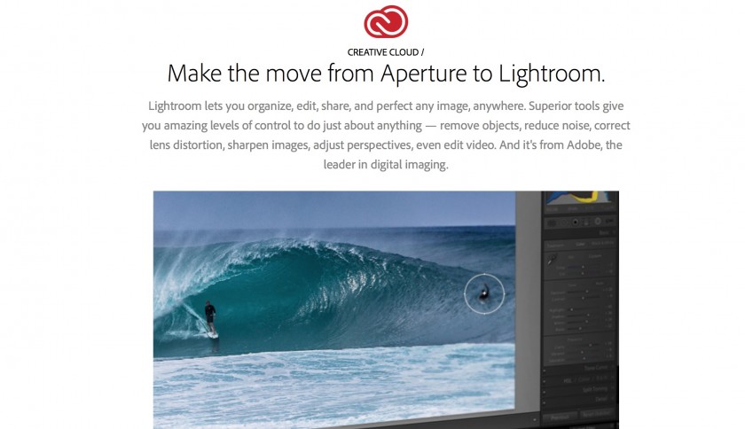 Transition Apple Aperture to Adobe Lightroom