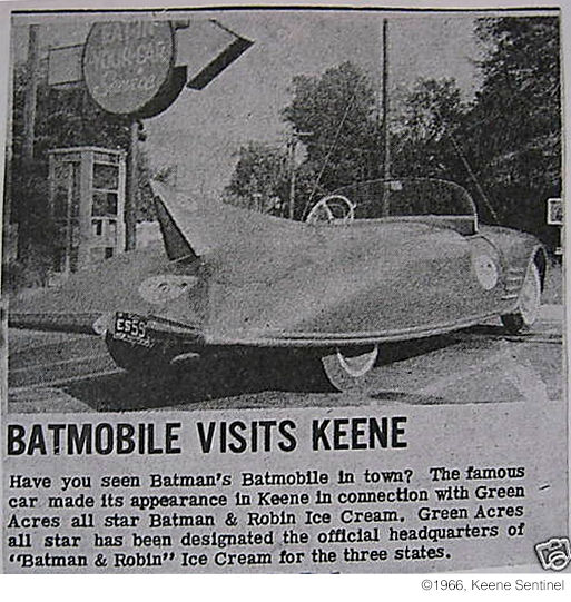Batman - 1956 Oldsmobile 88 Batmobile - Article de Presse