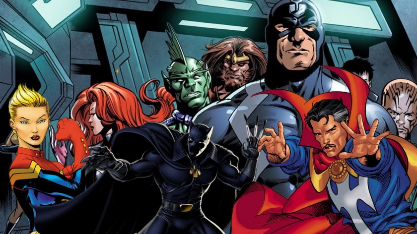 Doctor Strange - Captain Marvel -  Black Panther - Inhumans