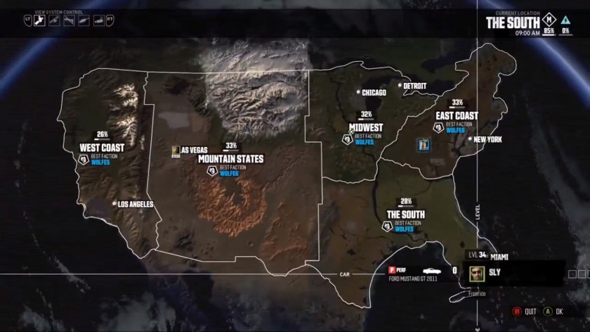 Map - The Crew - Ubisoft