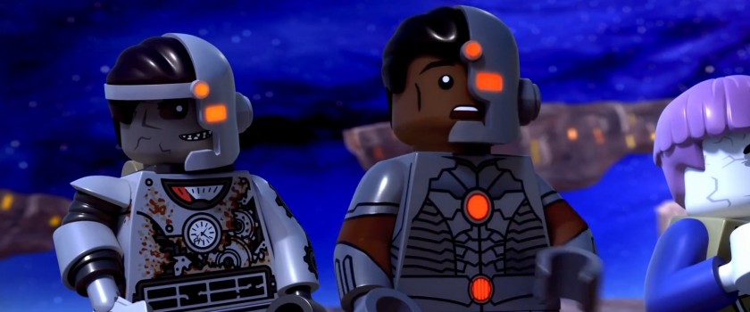 Bizarro Cyborg Lego Justice League vs Bizarro League