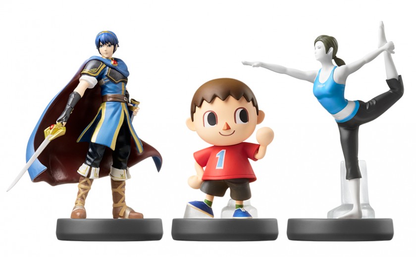 Fin Amiibos Marth Villager Wii Fit Trainer