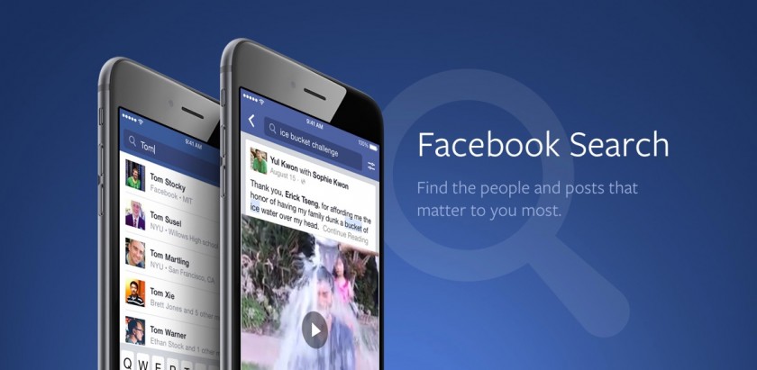 Recherche Facebook Search - Application Mobile