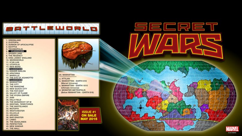 Secret Wars Carte