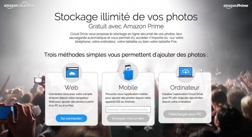 Amazon Prime - Stockage Photos Illimite Canada - Cloud Drive