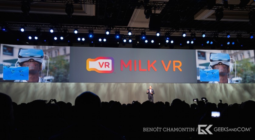 CES 2015 Conference Samsung Milk VR