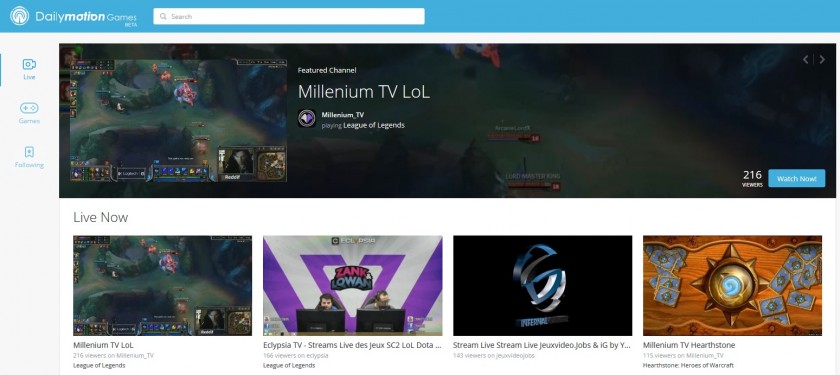 Dailymotion Games Beta