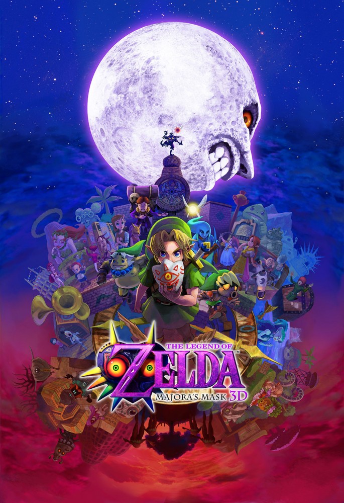 Affiche The Legend of Zelda Majoras mask 3d - Nintendo 3DS