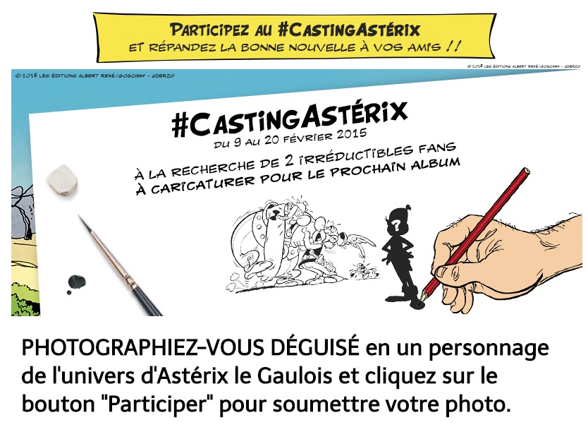 Concours Casting Asterix 2015