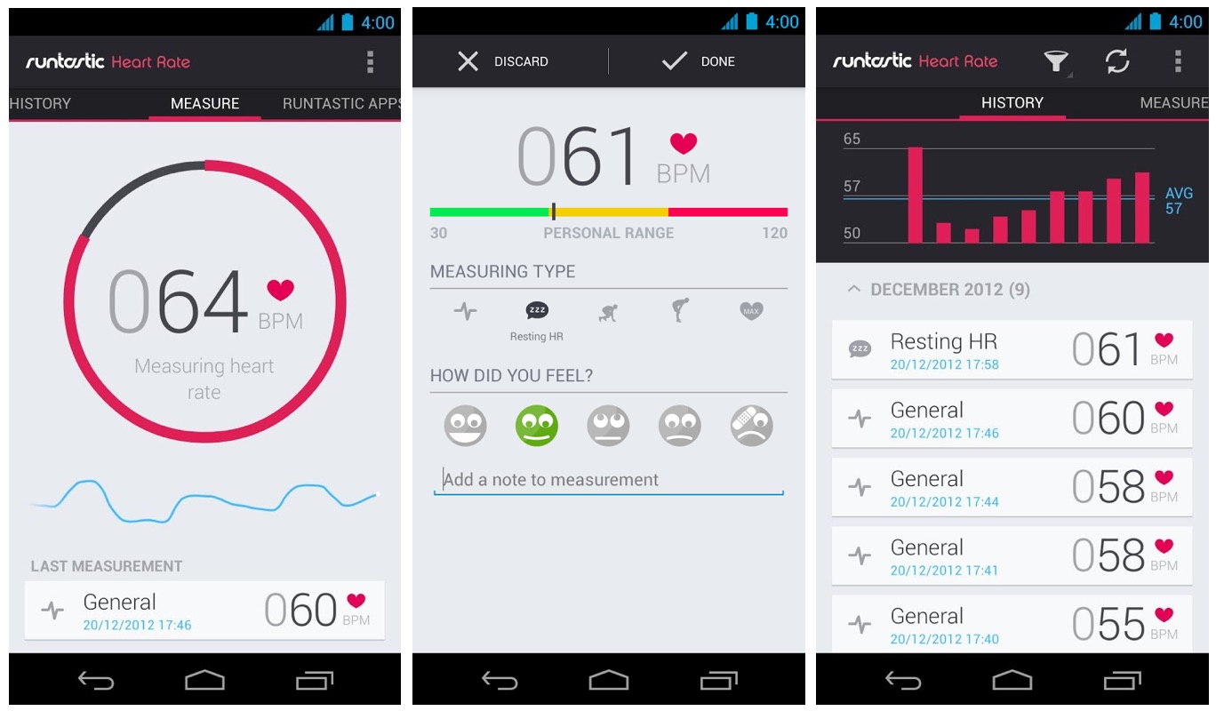 Runtastic Heart Rate pro