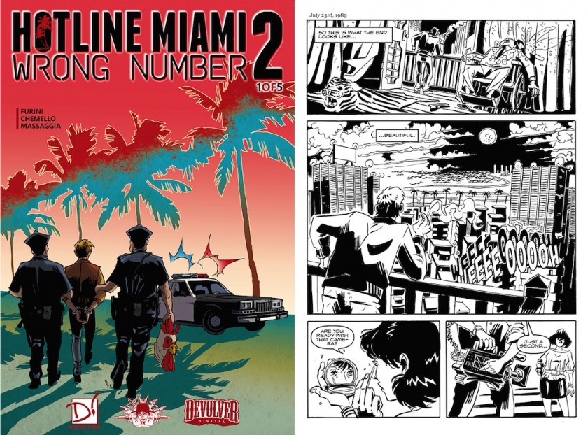 hotline miami 2 Wrong Number - digital comics